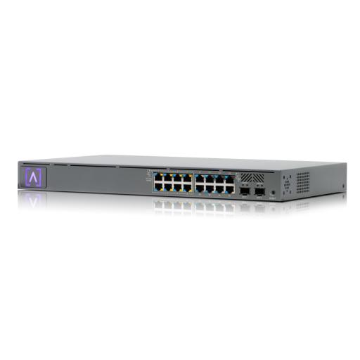 ALTA Labs Switch Gigabit PoE+ Administrable / 16 puertos 10/100/1000 Mbps + 2 Puertos SFP Uplink / Hasta 120W / Alta LabsCloud.