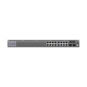 ALTA Labs Switch Gigabit PoE+ Administrable / 16 puertos 10/100/1000 Mbps + 2 Puertos SFP Uplink / Hasta 120W / Alta LabsCloud.