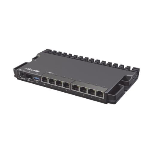 Mikrotik (RB5009UG+S+IN) RouterBoard, CPU 4 Núcleos, 8 Puertos Gigabit, 1 SFP+, Solo RouterOS v7