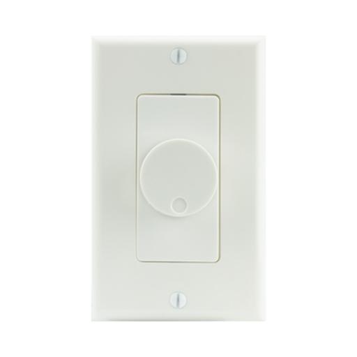 [TRUAUDIO_VCK-100-AIW] TRUAUDIO Perilla de control de volumen | 100W | igualación de impedancia | placa frontal de estilo decorativo | almendra/marfil/blanco incluida