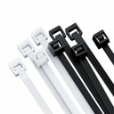 Data Components CINCHO NYLON EN COLORES BLANCO Y NEGRO (AMBOS) 15 CMS 200 PIEZAS