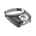 Syscom Lampara LED en correa frontal con lentes de aumento 1.8X, 2.6X y 5.8X.