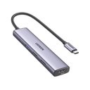 Ugreen HUB USB-C (Docking Revodok) 5 en 1 | 1 USB-A 3.0 (5Gbps) | 2 USB-A 2.0 (5Gbps) | HDMI 2.0 4K@30Hz | USB-C PD Carga 100W | Cable Trenzado Duradero | Carcasa de Aluminio.