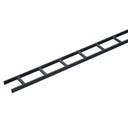 HOFFMAN Charola Tipo Escalerilla de Secciones Rectas, 12 in (305 mm) de Ancho, Travesaños a Intervalos de 9 in (229 mm), Tramo de 10 ft (3.05 m), de Acero, Color Negro