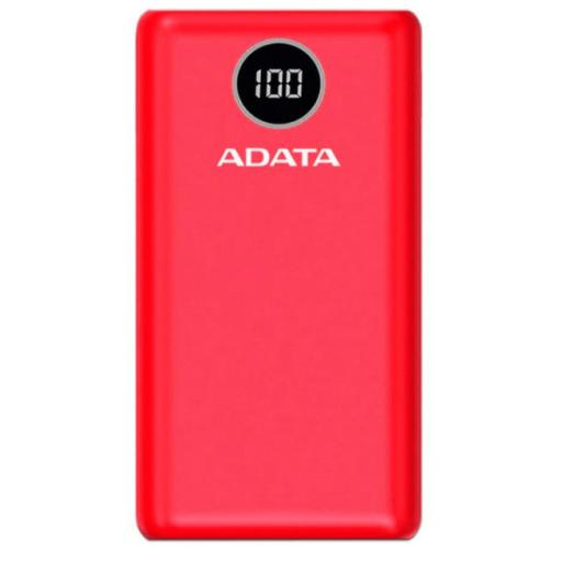 Power Banck Adata P20000QCD / 20.000mAh / Rojo / AP20000QCD-DGT-CRD