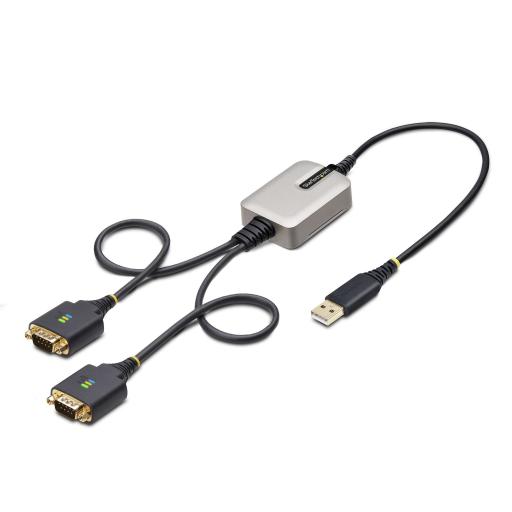 StarTech.com ADAPTADOR SERIE USB A SERIAL 2 PUERTOS 60CM FTDI RS232