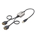 StarTech.com ADAPTADOR SERIE USB A SERIAL 2 PUERTOS 60CM FTDI RS232