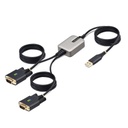 StarTech.com ADAPTADOR SERIE USB A SERIAL 2 PUERTOS 4M FTDI RS232