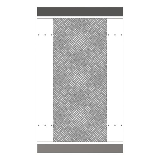 Hikvision Digital Technology Base ADICIONAL para Torniquetes de la serie DS-K3B501 y DS-K3B601/ Para carril adicional de 90 cms / Requiere DS-K3B601-BASE900-S