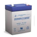 Power-Sonic Batería 12V, 2.9AH, Para Respaldo, Tecnologías AGM/VRLA, 5 Años Vida Útil, Terminales F1, Reconocida UL   