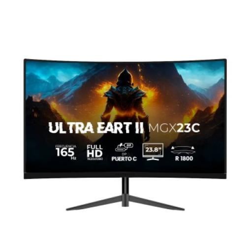 BALAMRUSH MONITOR 23.8" BALAM RUSH (BR-938334) ULTRA EARTH II MGX23C,1920*1080,165HZ,1MS,HDMI,DP,CURVO,BLANCO