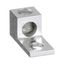 Panduit Conector Mecánico de Aluminio, de Un Orificio 1/4" y Un Barril, para Cable de 14 a 2 AWG. 1 Pieza
