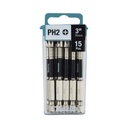 Makita Broca Reforzada de 3" Phillips #2 Impact XPS®, Paq. c/15 piezas
