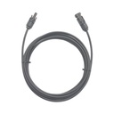 Epcom Cable Fotovoltaico / 1 metro / Color Negro / Calibre 10 AWG / Terminal MC4-Macho y Hembra en  ambos extremos