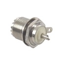 RF Industries Conector UHF Hembra (SO-239) en Línea, Montaje Frontal en D Plano, Níquel/ Plata/ Teflón.