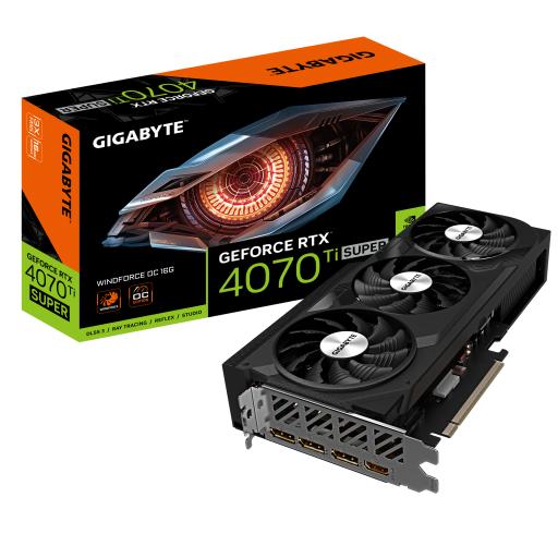 ADATA TARJETA DE VIDEO GIGABYTE RTX 4070 TI SUPER WINDFORCE OC 16G PCIE