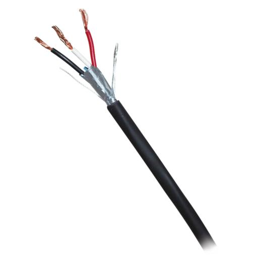 Viakon CAJA DE 305 METROS DE CABLE BLINDADO DE 3 X 18 AWG BLINDADO NEGRO