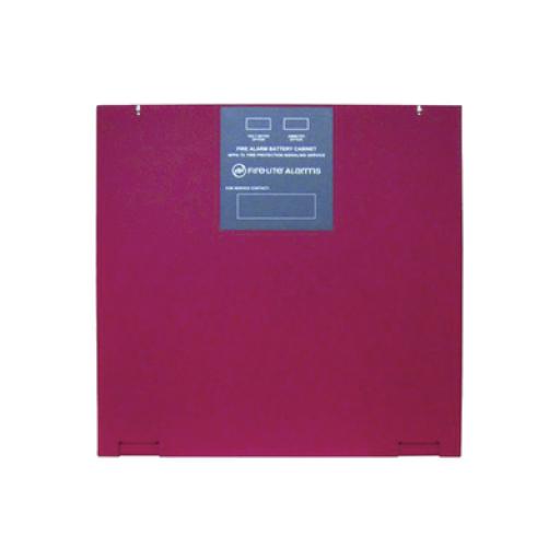 FIRE-LITE Gabinete para dos baterías de respaldo de 26 AH. Para aplicaciones en sistemas de detección de incendio (FAS).