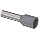 Panduit Ferrule Aislado PAN-TERM para Cable  12 AWG, Largo 17.5mm, DIN Color Gris. Paquete 500 Piezas