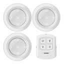 Steren JUEGO DE 3 LAMPARAS STEREN LED CON CONTROL REMOTO