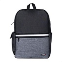 TechZone BACKPACK TECH ZONE GLAD NEGRO PORTALAPTOP 15.6 PULGADAS CONECTOR USB EXTERNO CIERRES METALICOS AUTORREPARABLES