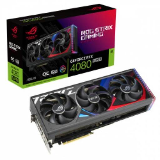 Tarjeta de video ASUS NVIDIA GeForce RTX 4080 Super ROG Strix OC 16GB