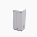 Epcom Gabinete de Seguridad de Lámina Galvanizada  para Almacenamiento de Baterías (Hasta 6 baterías PL110D12).