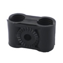 SYSCOM TOWERS Paquete de 10 Sujetadores Plasticos Para Cable Coaxial de 1/2"