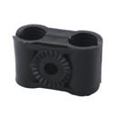 SYSCOM TOWERS Paquete de 10 Sujetadores Plasticos Para Cable Coaxial de 1/2"