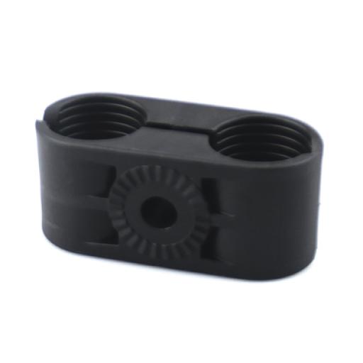 SYSCOM TOWERS Paquete de 10 Sujetadores Plasticos Para Cable Coaxial de 5/8"
