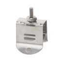 SYSCOM TOWERS Sujetador de doble click para cable coaxial de 1/2 paquete de 10 piezas.