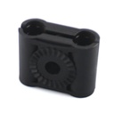 SYSCOM TOWERS Paquete de 10 Sujetadores Plasticos Para Cable Coaxial de 3/8"