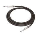 COSMICONN Cable de Audio | Plug 1/4 in a Plug 1/4 in Stereo | Carcasa Cromada | Conectores Seetronic | Longitud 3m