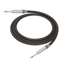 COSMICONN Cable de Audio | Plug 1/4 in a Plug 1/4 in Mono | Carcasa Cromada | Conectores Seetronic | Ideal para Instrumentos | Longitud 3m