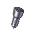 Ugreen Cargador de Auto 42.5W | Puerto USB-A y USB-C | Carga Rápida | Compatible con Vehículos de 12 y 24 VCD | PD3.0 + QC3.0 | Chip Inteligente | Diseño Compacto  Mayor Eficiencia Energética | Caja de Aluminio.