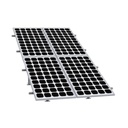 Epcom Montaje para Panel Solar 2X2, Riel 5 de 2700mm para Módulos con Espesor de 30-35mm, Vel. de Viento Máx. 136km/h