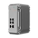 RUIJIE Switch Industrial PoE hasta , Ideal para temperaturas Extremas y protección contra descargas, 4 Puertos Gigabit PoE 802.3 af/at, 2 puertos SFP Administrable Cloud
