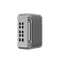 RUIJIE Switch Industrial PoE, Ideal para temperaturas Extremas y protección contra descargas, 8 puertos Gigabit PoE 802.3af/at + 2 SFP para fibra 1Gb, gestión gratuita desde la nube, 125w