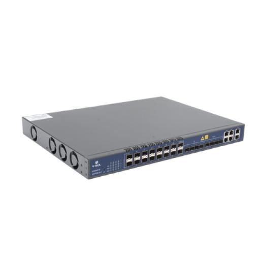 V-SOL OLT de 16 puertos EPON con 12 puertos Uplink (4 puertos Gigabit Ethernet + 4 puertos SFP + 4 puertos SFP+) , hasta 1,024 ONUS
