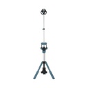 Makita Torre para Iluminación inalámbrica de Zona/Multidireccional con tres Cabezales, se extiende hasta 2.2 metros, Utiliza batería LXT® Litio‑Ion de 18V.
