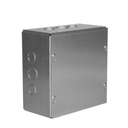 Raco Caja Extra Grande 8" x 8" x 4"/ Profundidad 4"/Entradas Laterales-Finales 2 Entradas de 1/2"- 3/4" y 1 Entrada de 3/4" - 1".
