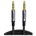Ugreen Cable Auxiliar de 3.5mm / Cable Audio Estéreo / Núcleo de Alambre de Cobre Esmaltado / Carcasa de Aluminio Azul + Nylon Trenzado /  Soporta Micrófono / 5 Metros