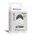 Verbatim Localizador Verbatim Bluetooth MyFinder Verbatim Blanco y Negro Paquete C/2 Piezas