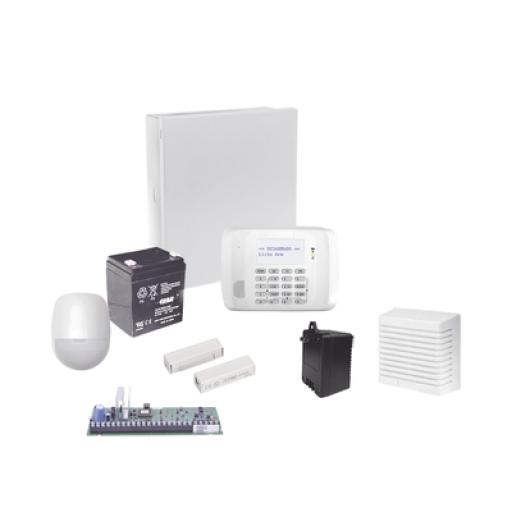 HONEYWELL HOME RESIDEO Sistema de Alarma Cableado con Sensores de Movimiento, Contactos de Puerta o Ventana y Sirena