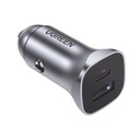 Ugreen Cargador de Auto 24W | Puerto USB-A y USB-C | Carga Rápida | Compatible con Vehículos de 12 y 24 VCD | PD3.0 + QC3.0 | Indicador Led | Diseño Compacto | Chip Inteligente | Caja de Aluminio.