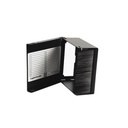 Siemon FIBER, ENCLOSURE, LIGHTVERSE, WALL MOUNT, FIXED ACCESS, 1 OPENING, BLACK