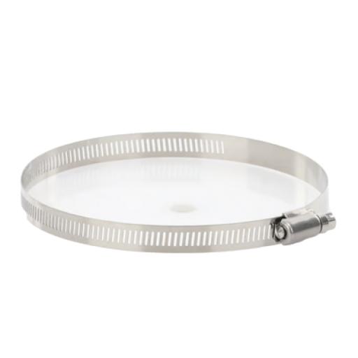 SYSCOM TOWERS Abrazadera Sin Fin de Acero Inoxidable Capacidad de 3" a 5" (Paquete de 10)