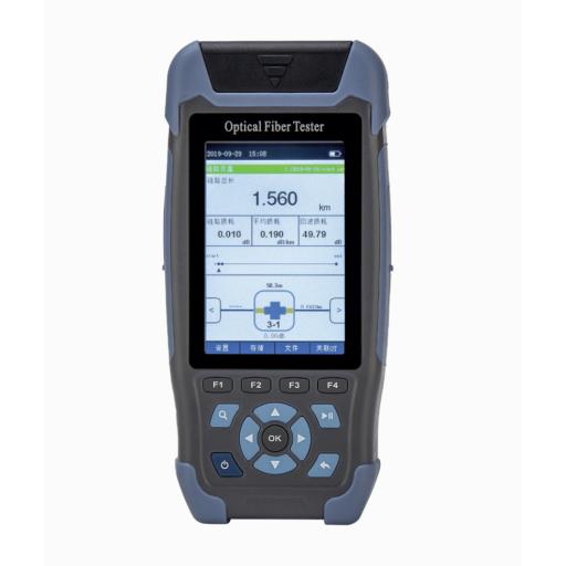 LINKEDPRO BY EPCOM Mini OTDR para Fibra Óptica Monomodo / Longitus de Onda 1310nm y 1550nm / Función VFL / Función OPM / Mapeo de Cables de Red RJ45 / Recargable