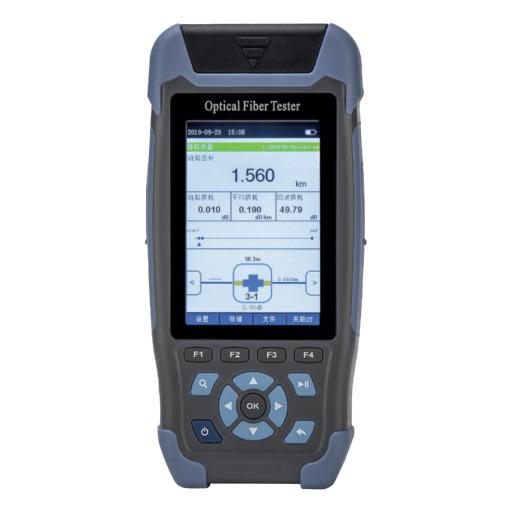 LINKEDPRO BY EPCOM Mini OTDR para Fibra Óptica Monomodo / Longitus de Onda 1310nm y 1550nm / Función VFL / Función OPM / Mapeo de Cables de Red RJ45 / Recargable