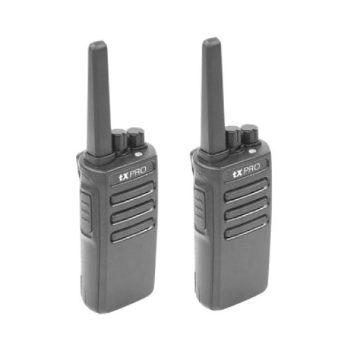TX PRO Duo de Radios Portatiles UHF, 5W de Potencia, Scrambler de Voz, Alta Cobertura, 400-470 MHZ